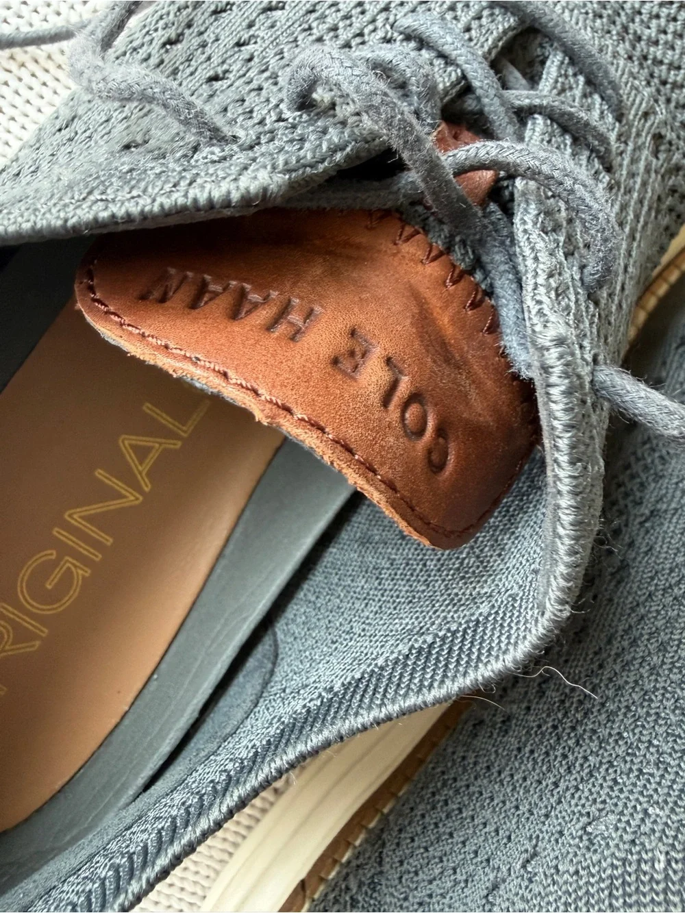 COLE HAAN | MENS Original Grand Oxford Shoes Grey 8.5